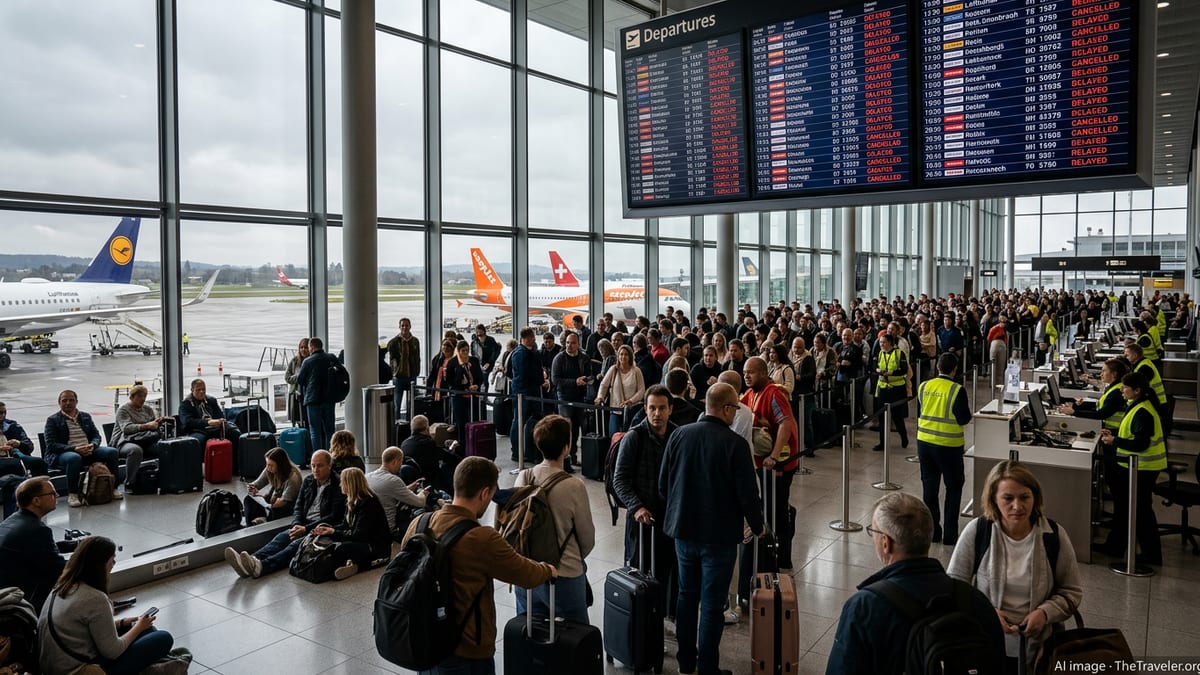 Major Disruption at Geneva and Zurich as 153 Flights Affected