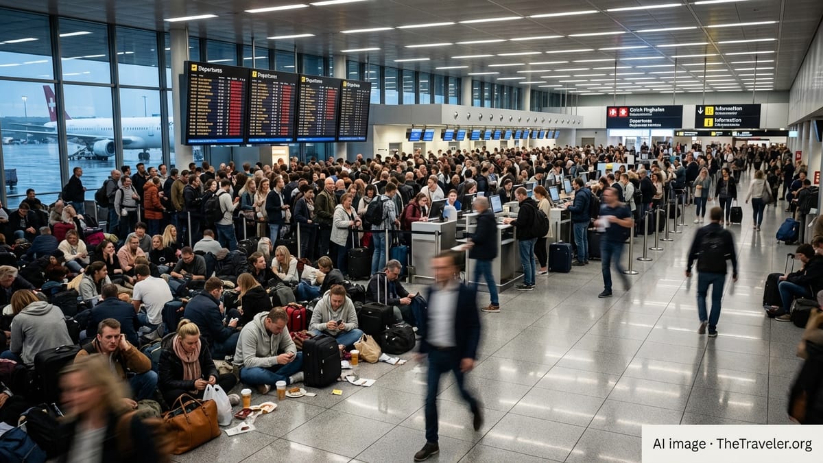 Flight Chaos Hits Geneva and Zurich as 207 Services Disrupted