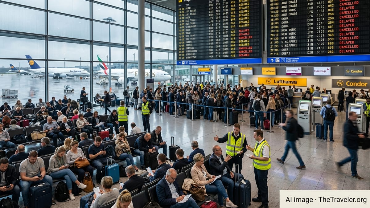 Germany Flight Chaos as Gulf Shutdown Triggers 386 Disruptions