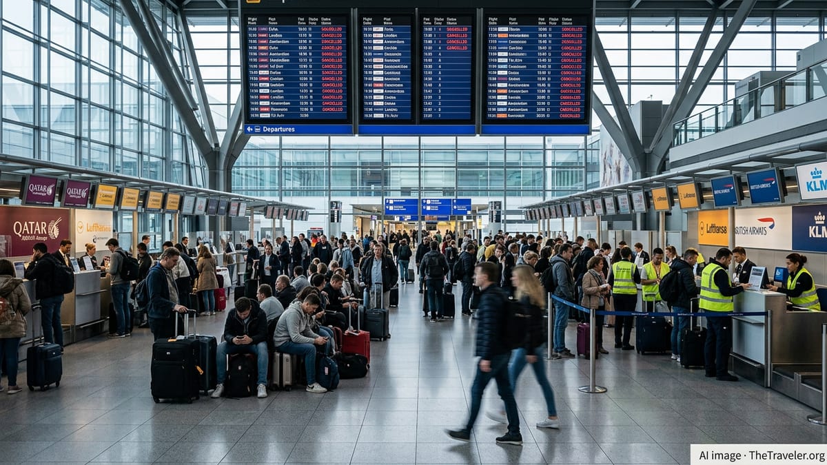 Flight Chaos in Germany as Gulf and European Carriers Cut Routes