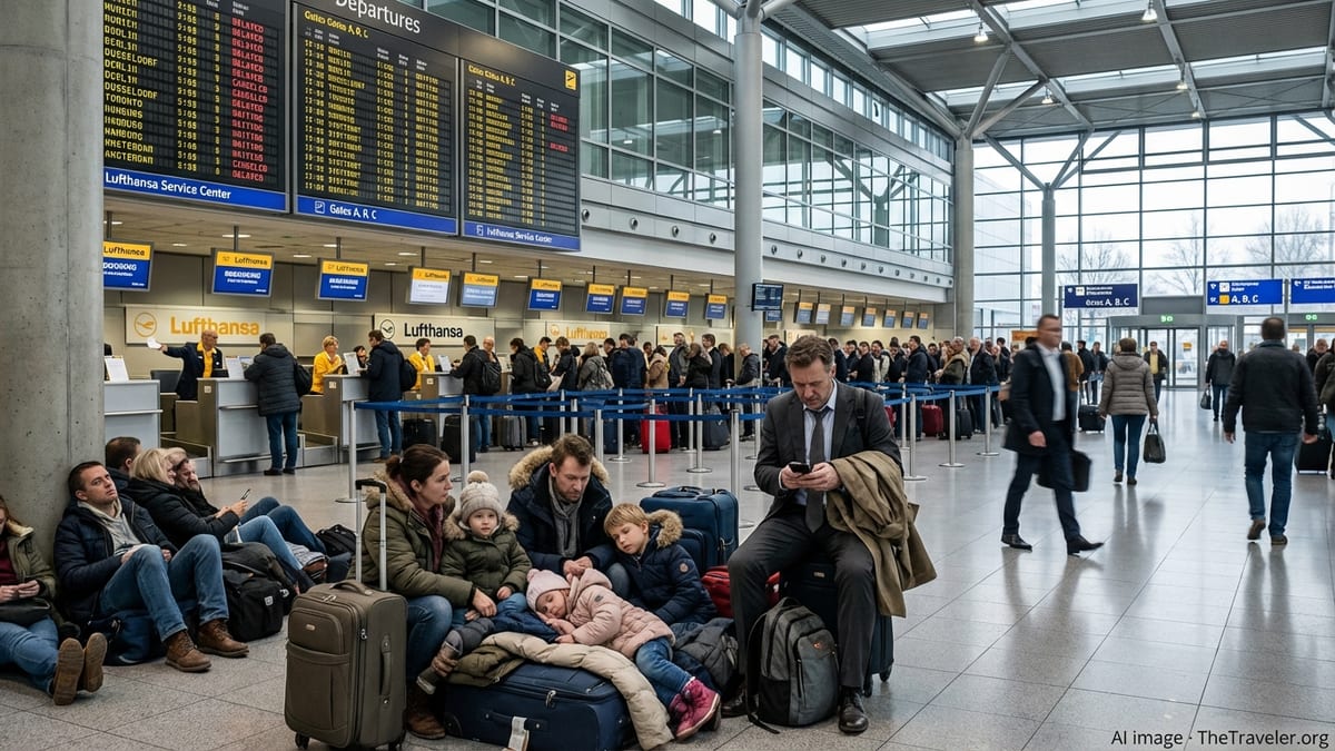 Flight Chaos Strands Travelers Across Major German Hubs