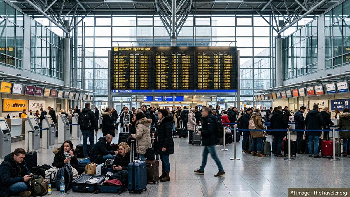 Germany Flight Chaos as Major Airlines Suspend 34 Services