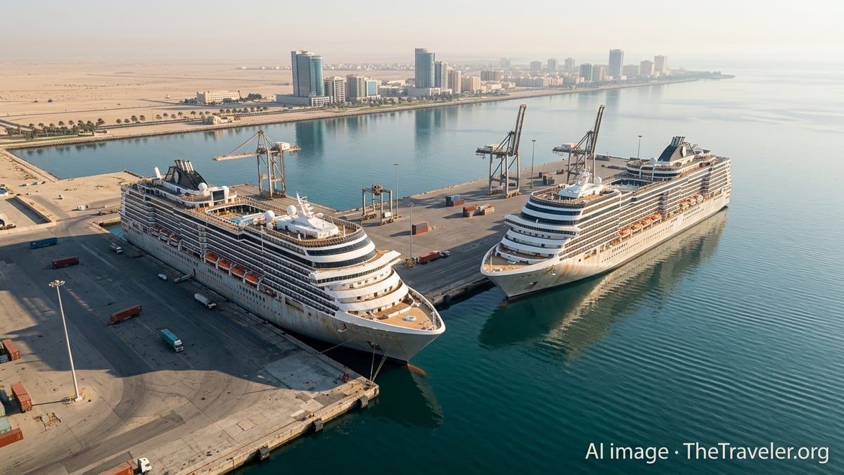 Germany and Greece Hit by Cruise Chaos as Gulf Ports Stall