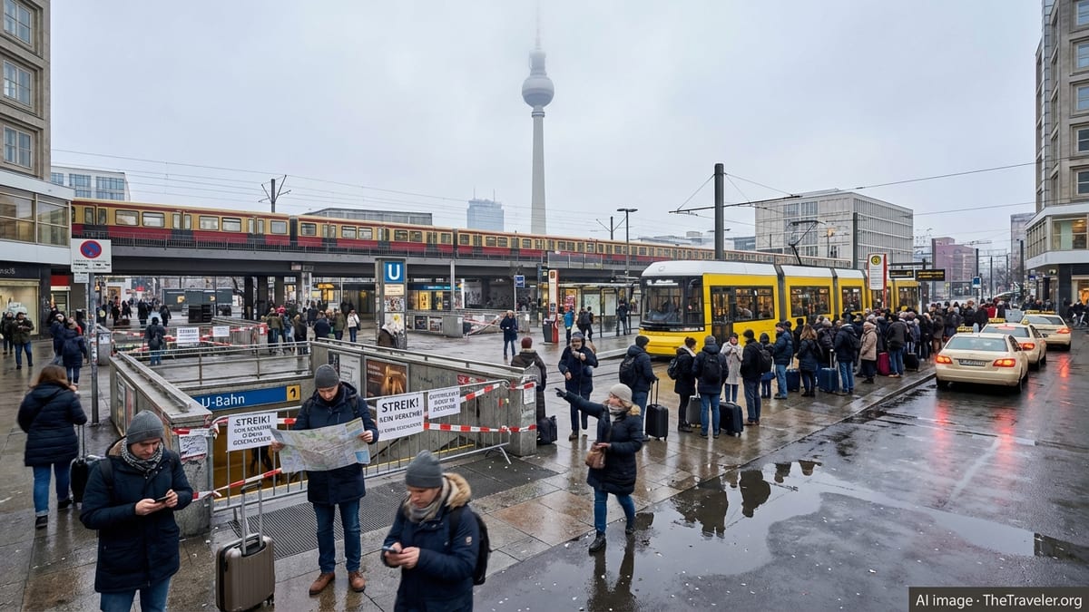 Germany Faces 48-Hour Public Transport Shutdown This Weekend