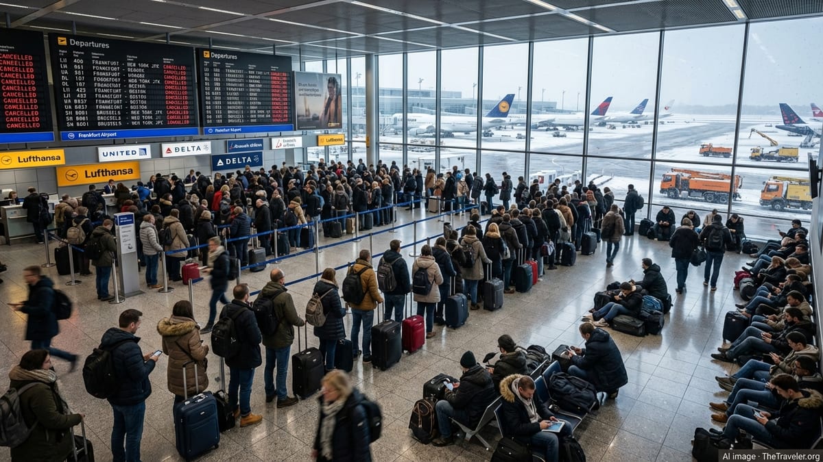 Blizzard Triggers Major Germany–US Flight Cancellations