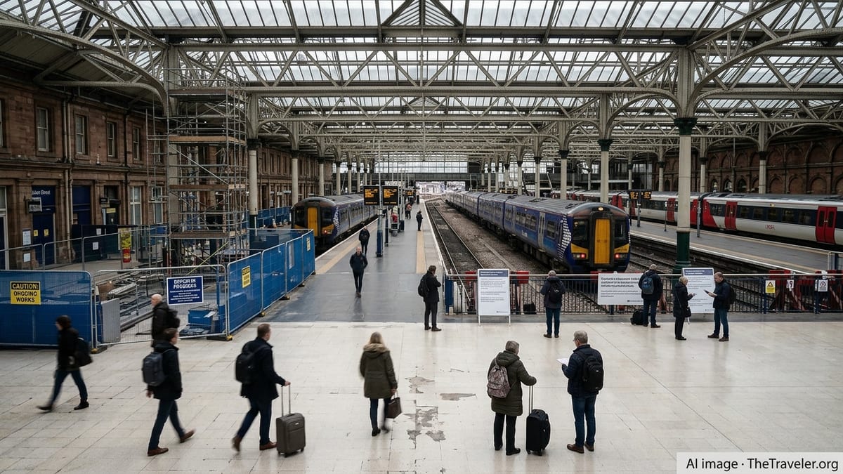 UK Rail Travel Rebounds After Glasgow Fire Disruption