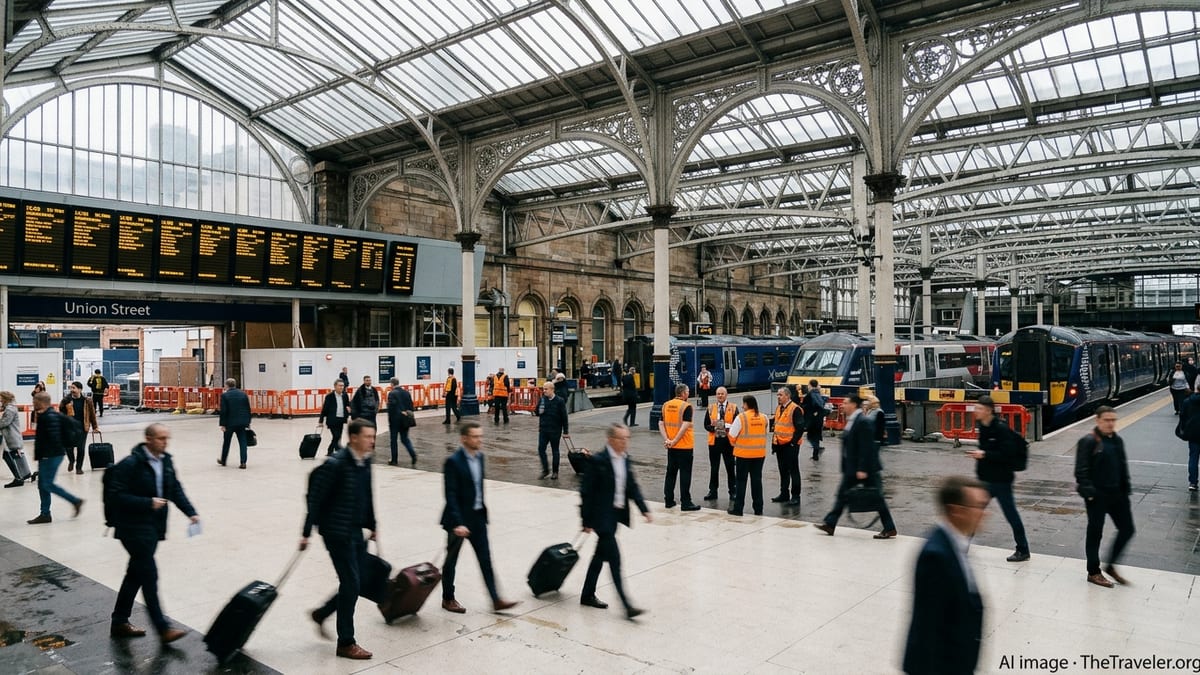 UK Rail Travel Rebounds After Glasgow Fire Disruption