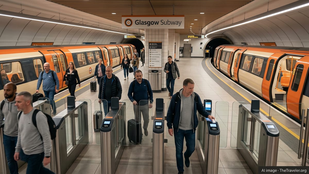 Glasgow Subway Rolls Out Contactless, Boosting Tourist Travel