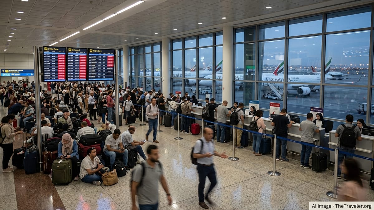 Global Flights Disrupted as Iran Conflict Shuts Key Airspace