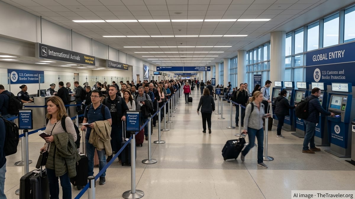 Global Entry Returns as US Travel Reels From Shutdown Chaos