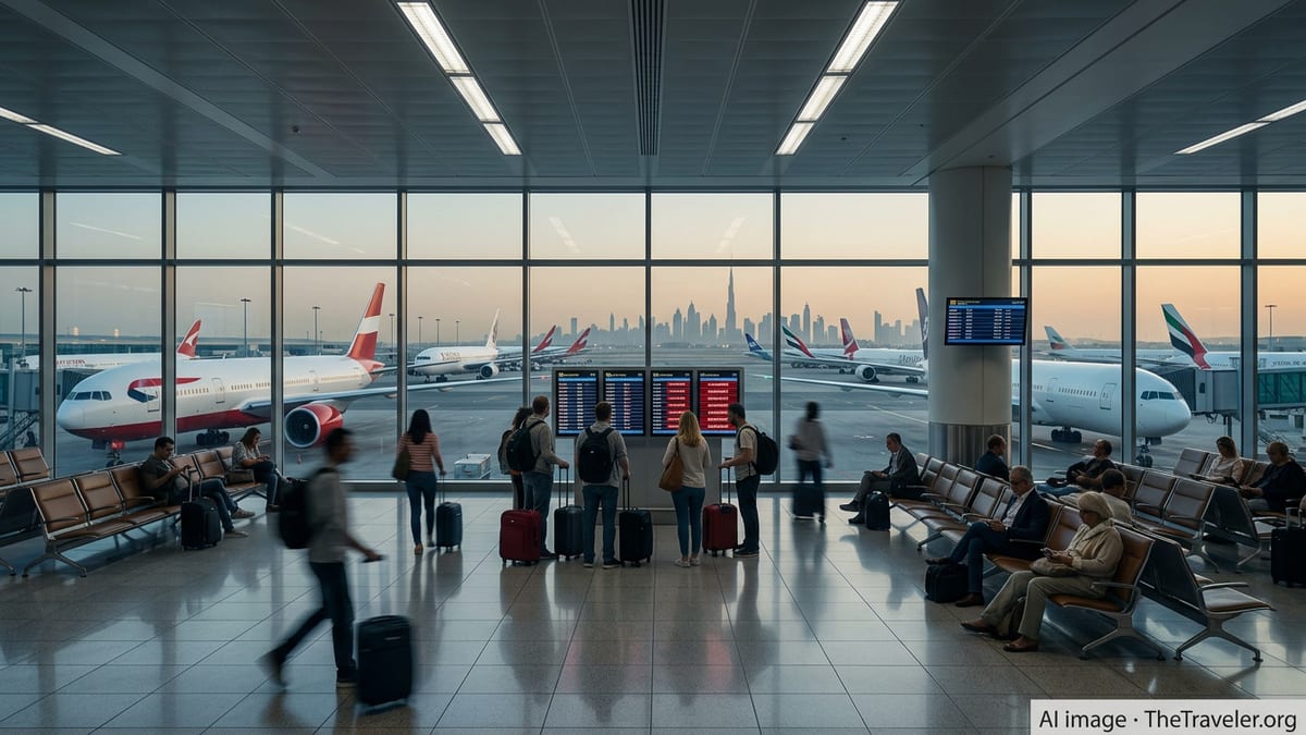 Global Flight Disruption Deepens as Virgin Cuts Dubai Route