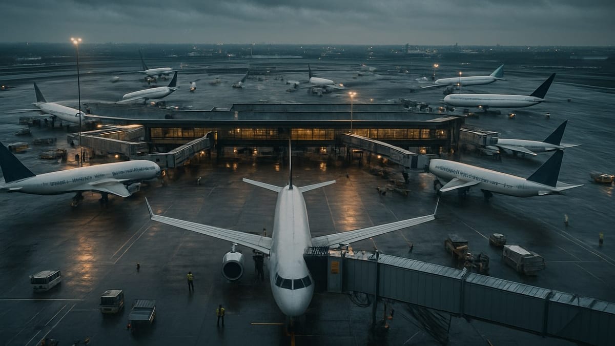 Global Flight Disruptions Highlight Fragile Aviation Networks