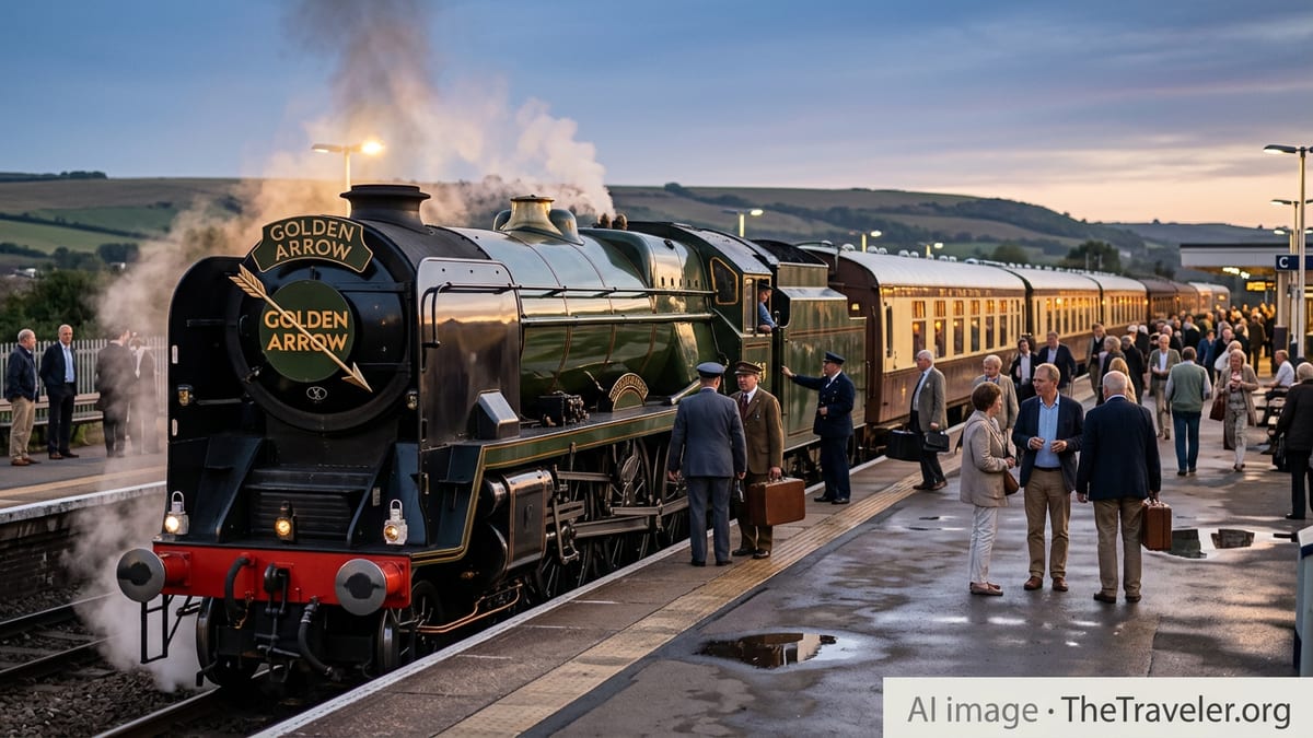 Golden Arrow Steam Train Revives Luxury British Rail Travel