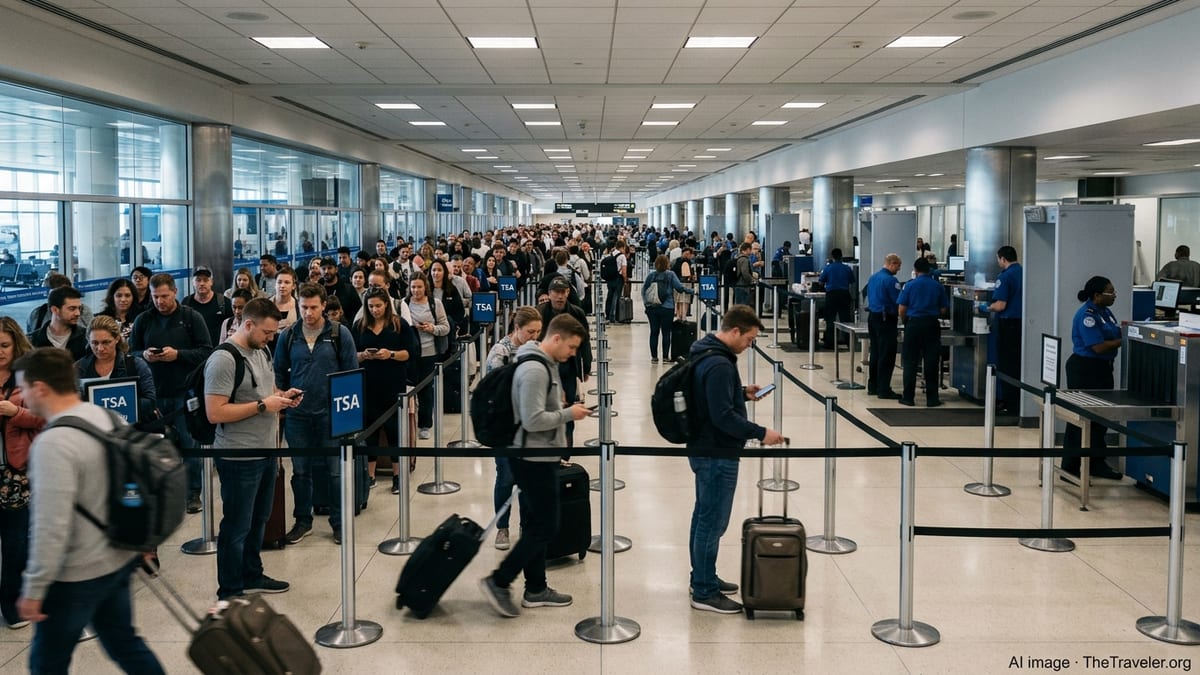 Government Shutdown Chokes TSA Staffing, Snarls US Airports