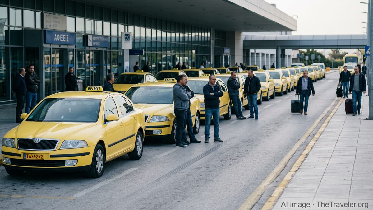Greece Taxi Drivers Launch Indefinite Nationwide Strike