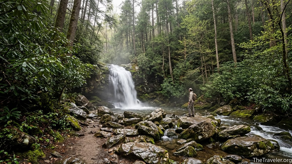 Best Time to Visit Grotto Falls for Cool, Crowd-Free Photos