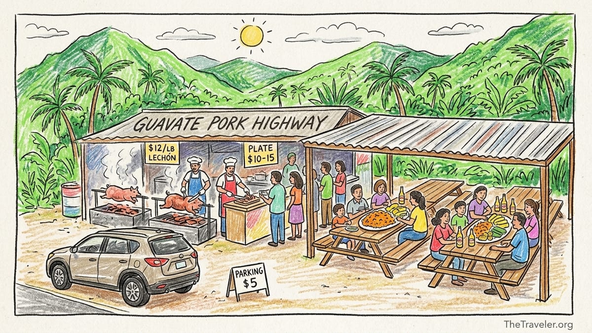 What a Day in Guavate Really Costs (With Itemized Spending)