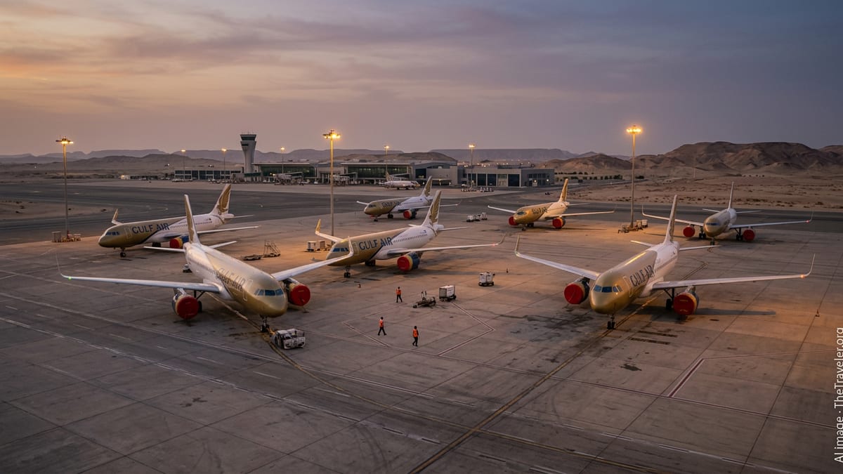 Gulf Air Repositions Fleet As Regional Tensions Shut Bahrain