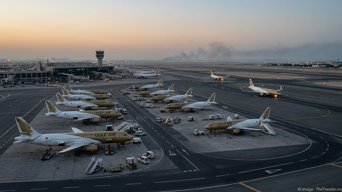 Gulf Air Moves Fleet From Bahrain as Threats Jolt Gulf Skies