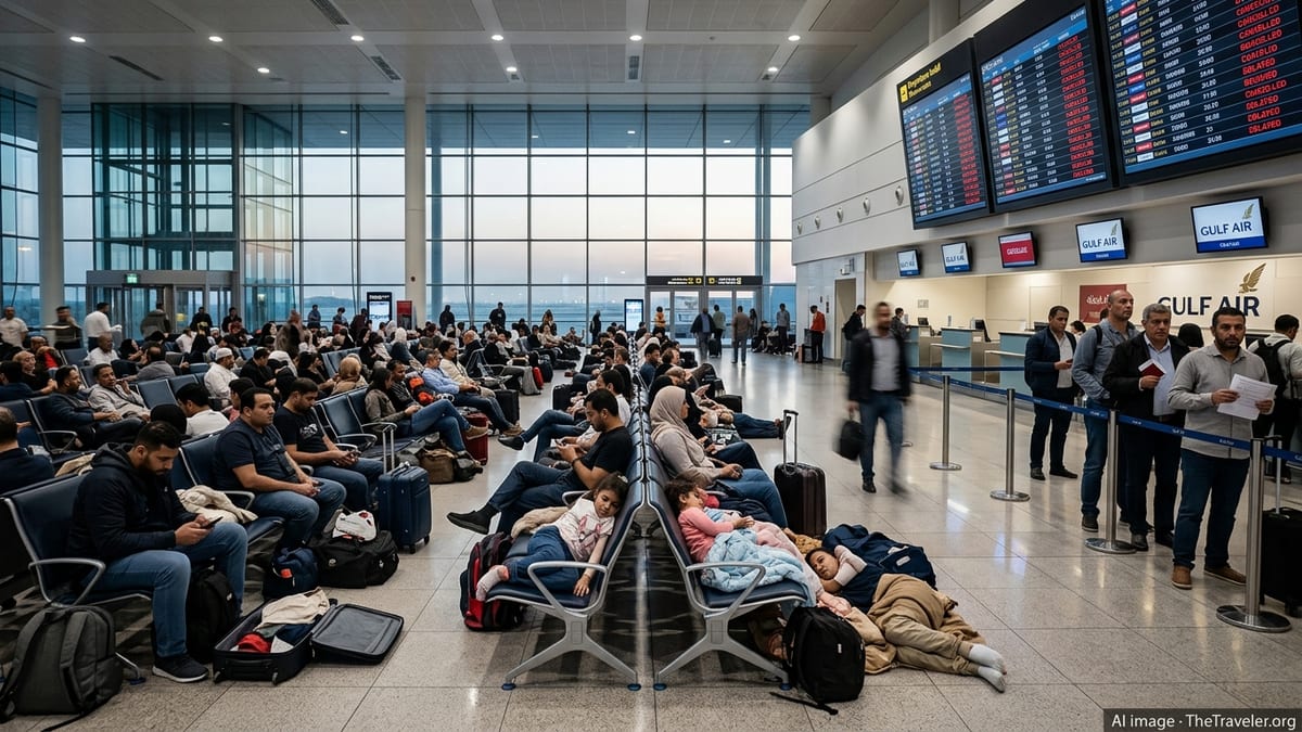 Gulf Air Flight Suspensions Leave Bahrain Travelers Stranded