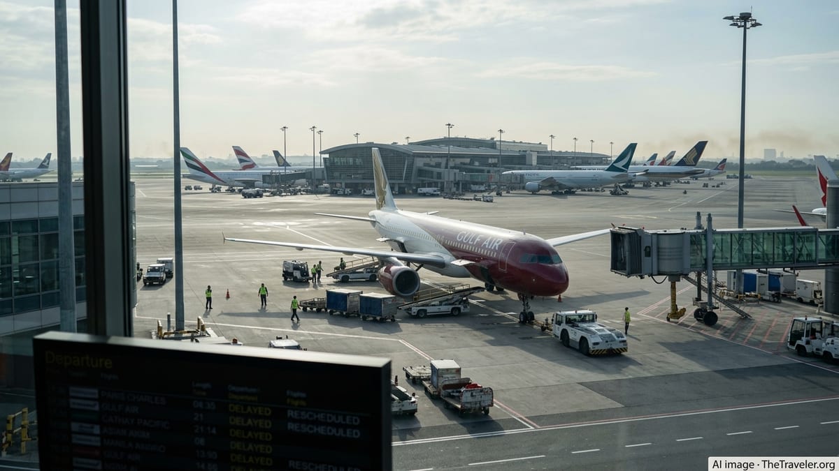 Gulf Air Adds Paris and Manila Flights Amid Bahrain Disruptions