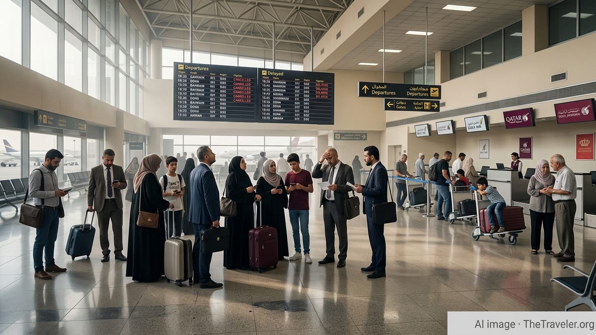 Gulf Air, Qatar Airways, Royal Jordanian Cancel Key Baghdad Flights