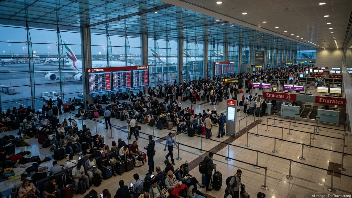 Gulf Airline Hubs Reel as Iran Strikes Shut Key Airspace