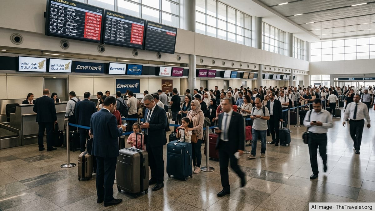 Gulf Carriers’ Egypt Cancellations Deepen Regional Travel Chaos