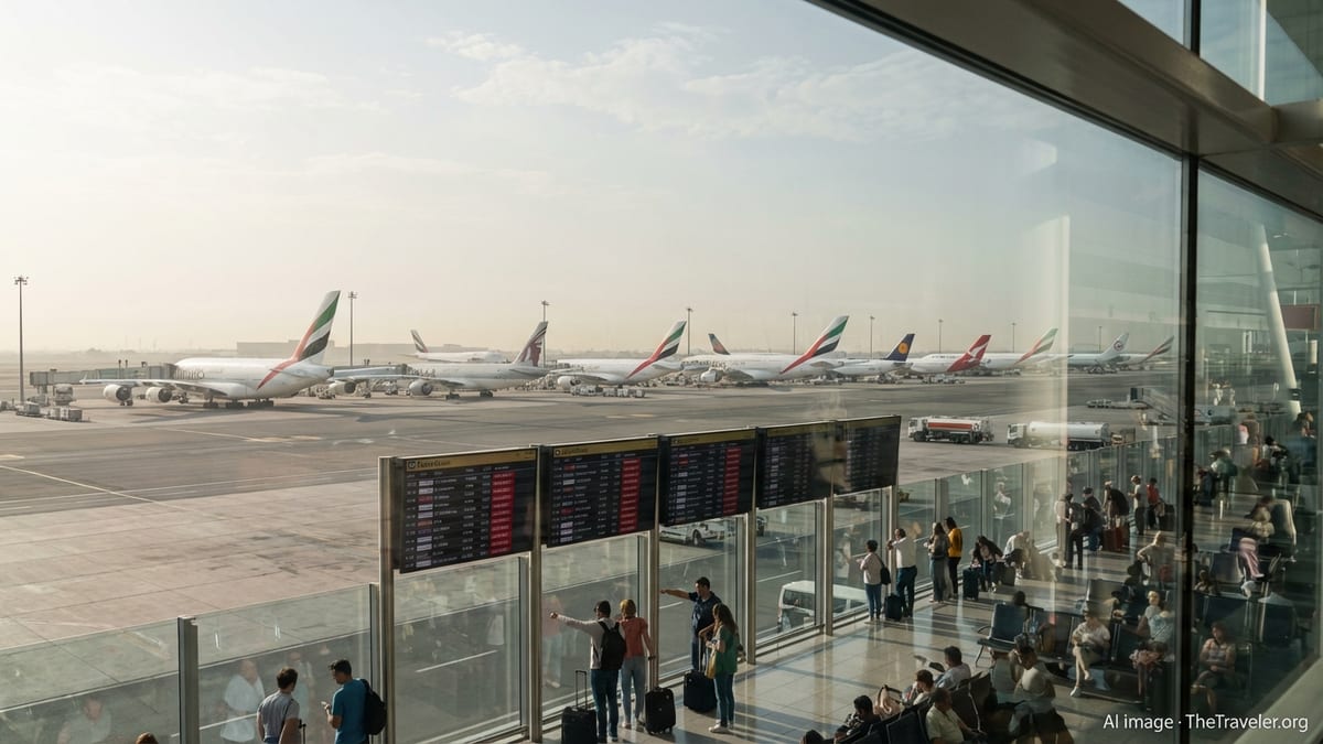 Gulf Air Chaos as Dubai and Doha Grind to an Abrupt Halt