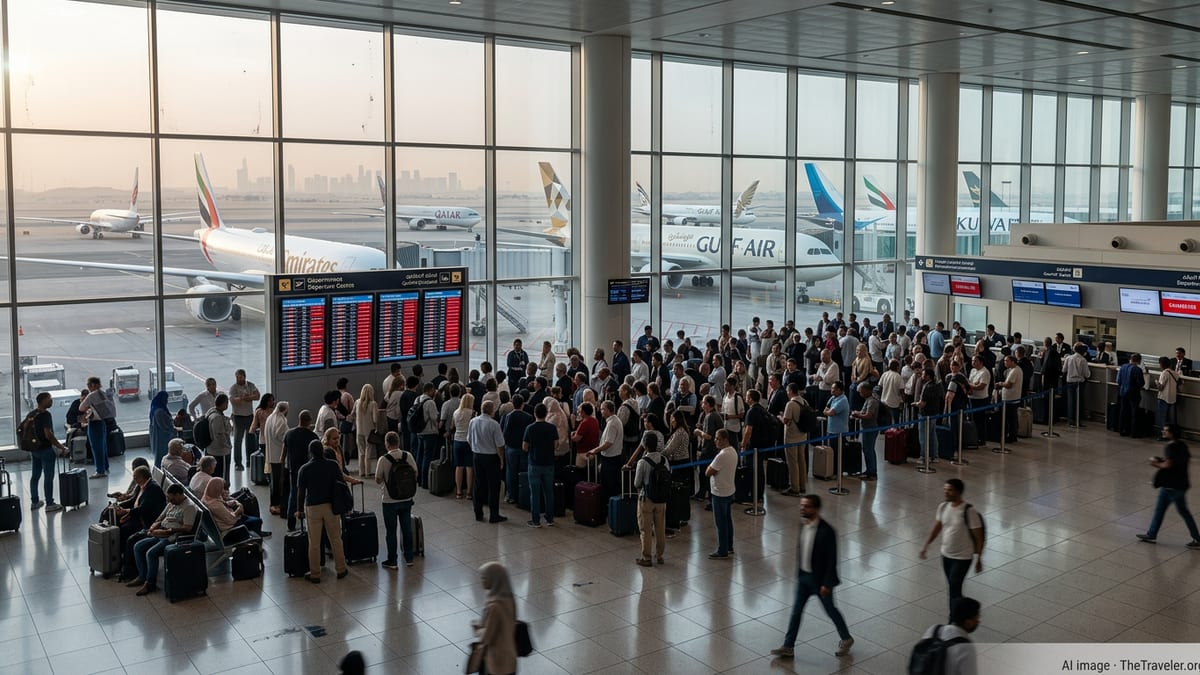 Gulf Airspace Closures Snarl Global Flights Amid Iran War