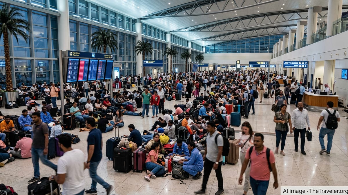 Gulf Airspace Closures Halt Flights and Crush Tourism