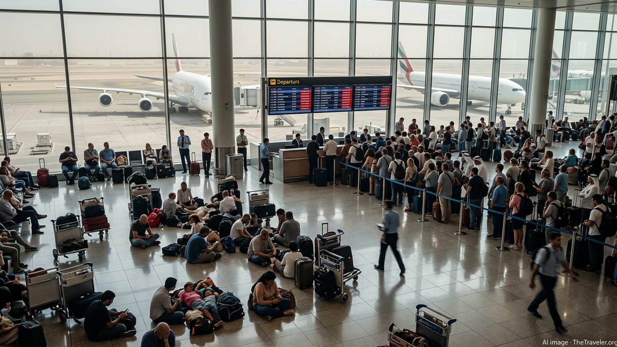 Gulf Airspace Shutdown Leaves UK Travelers Stranded