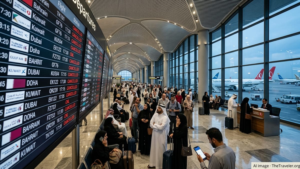 Gulf Carriers Cancel Türkiye Flights Amid Middle East Turmoil