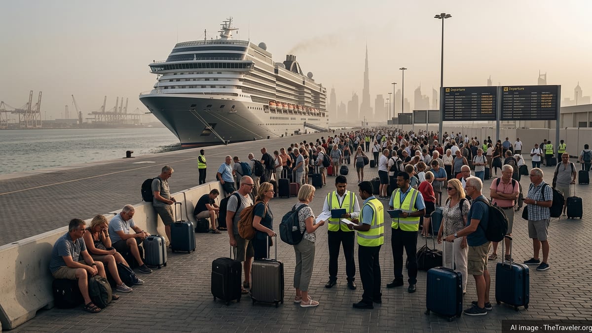 Gulf Cruise Chaos Strands Thousands of Europeans in Key Hubs