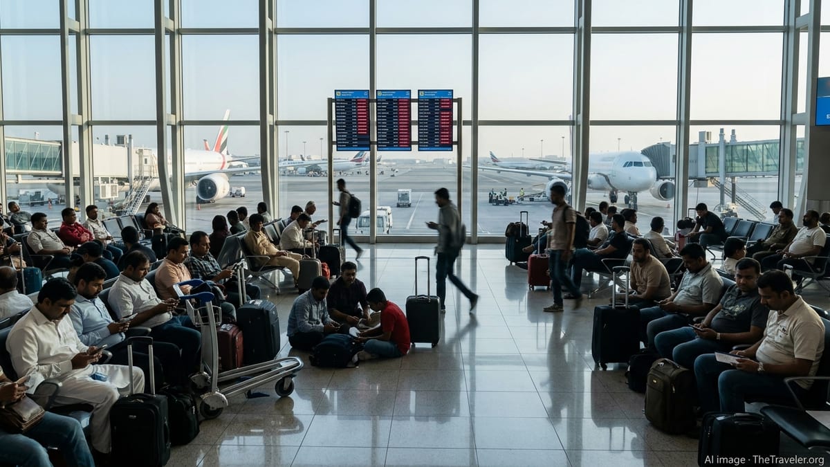 Global Flights Disrupted as Gulf Airspace Tightens Amid Iran War