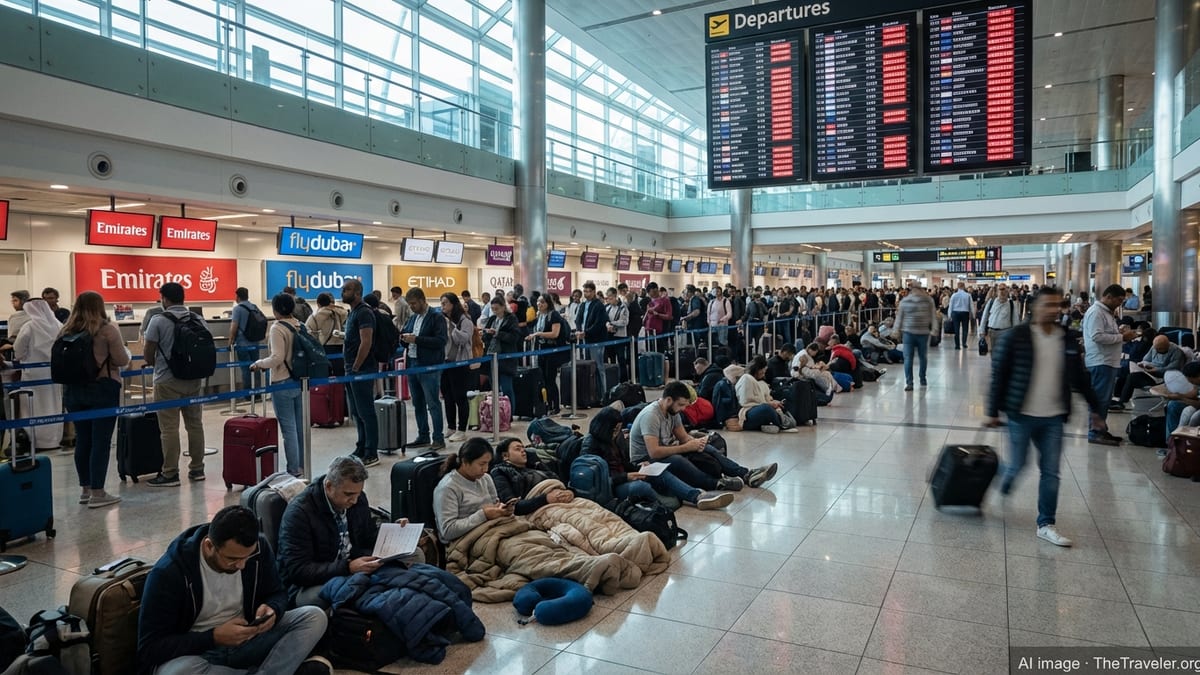 Gulf Carriers Reel as 10,000 Flight Delays Spark Global Chaos
