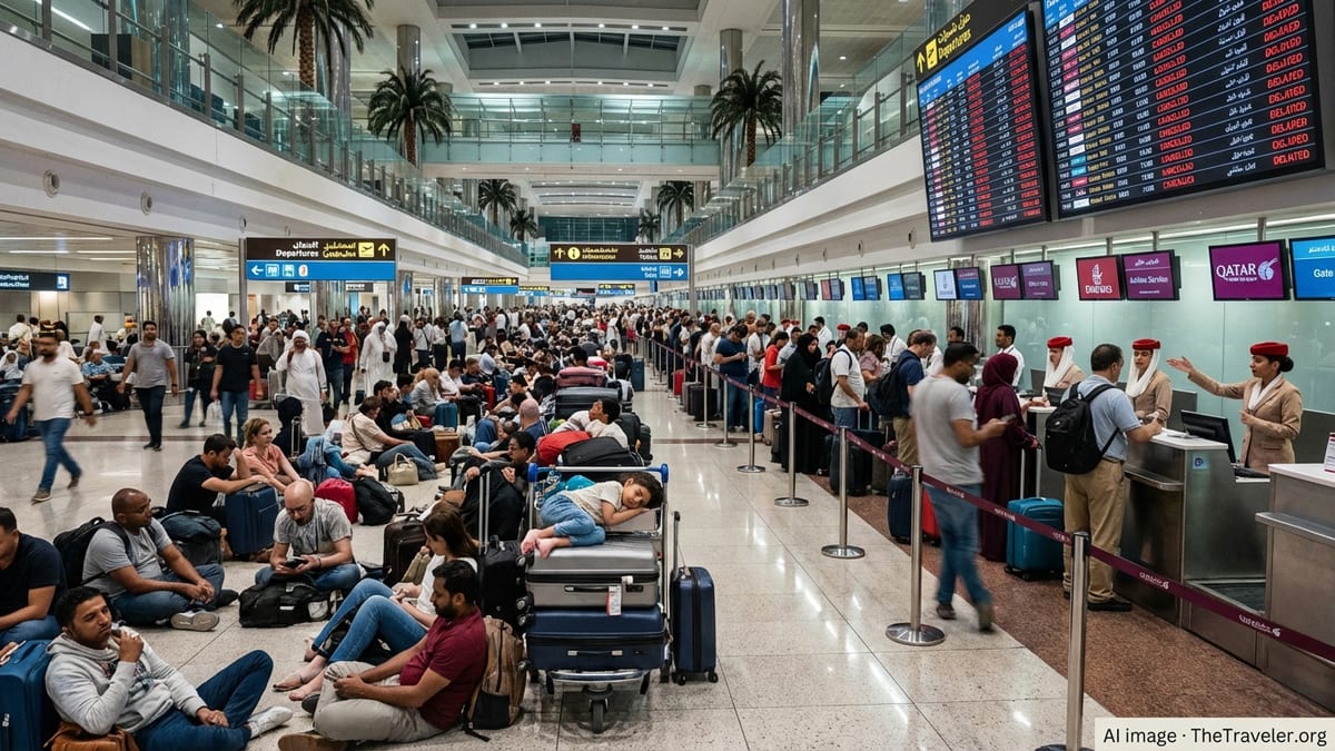 Gulf Flight Chaos Strands Hundreds of Thousands of Travelers