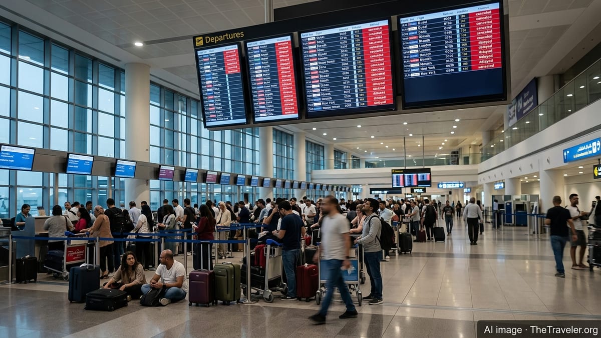 Gulf Flight Chaos Deepens as Hundreds of Services Halted