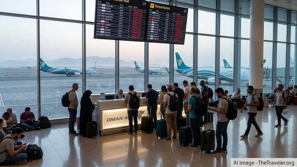 Gulf States Tighten Entry From Oman As War Disrupts Air Travel