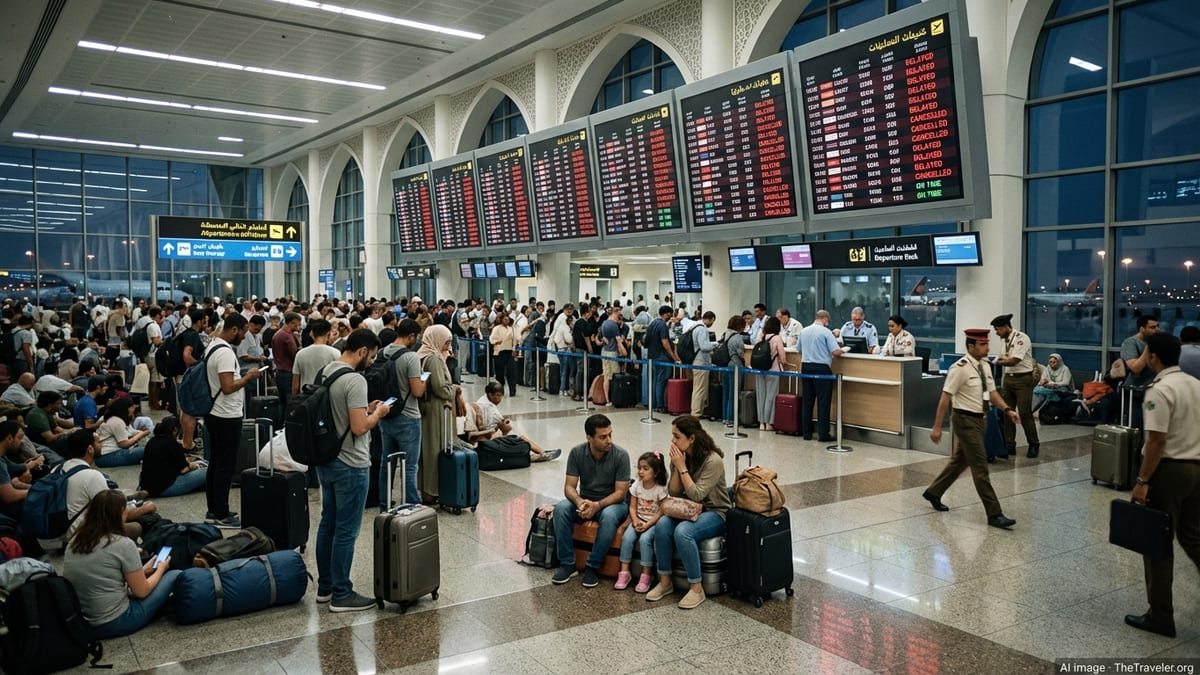 Middle East Passengers Hit by Ripple Effects of US Airport Chaos
