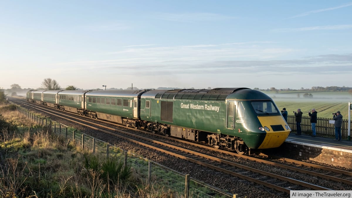 Great Western HST Returns to Mid-Norfolk for Rare March Run