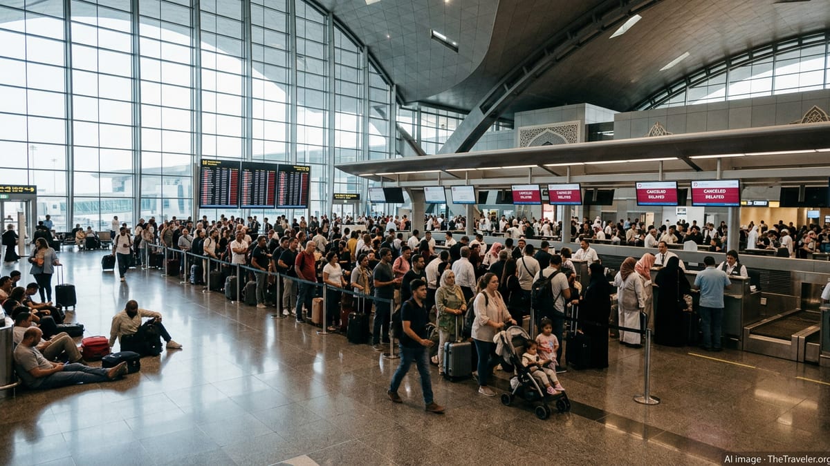 Qatar Chaos: 287 Doha Flights Canceled Amid Gulf Tensions