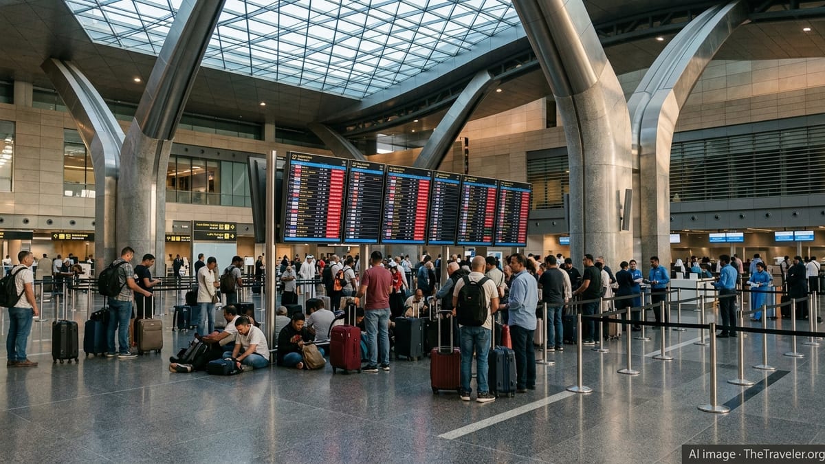 Flight Chaos Mounts as Gulf Carriers Slash Key Routes