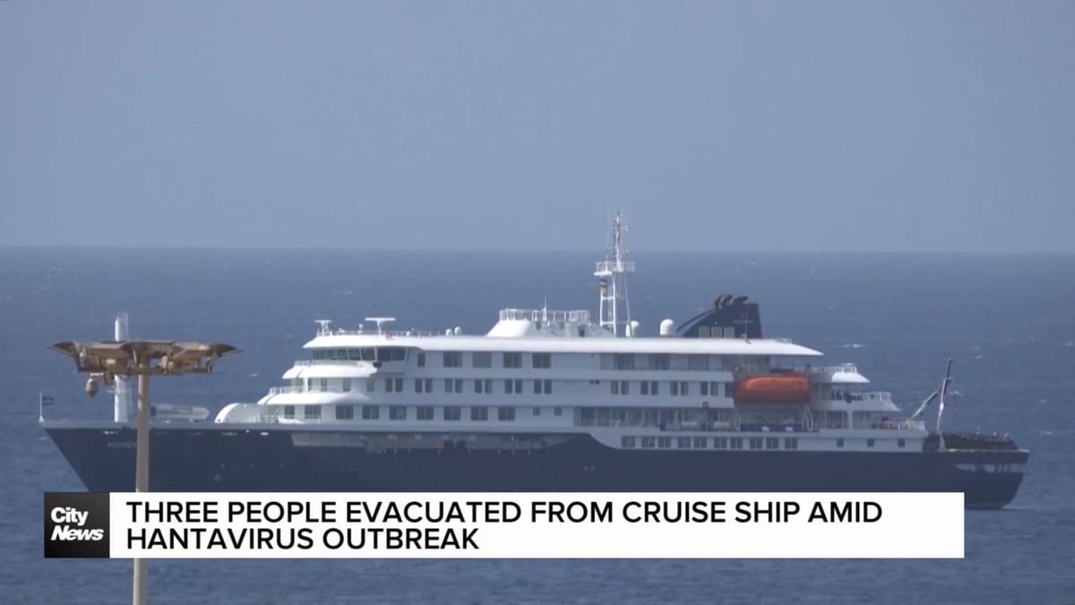 Hantavirus-stricken cruise ship leaves passengers stranded at sea