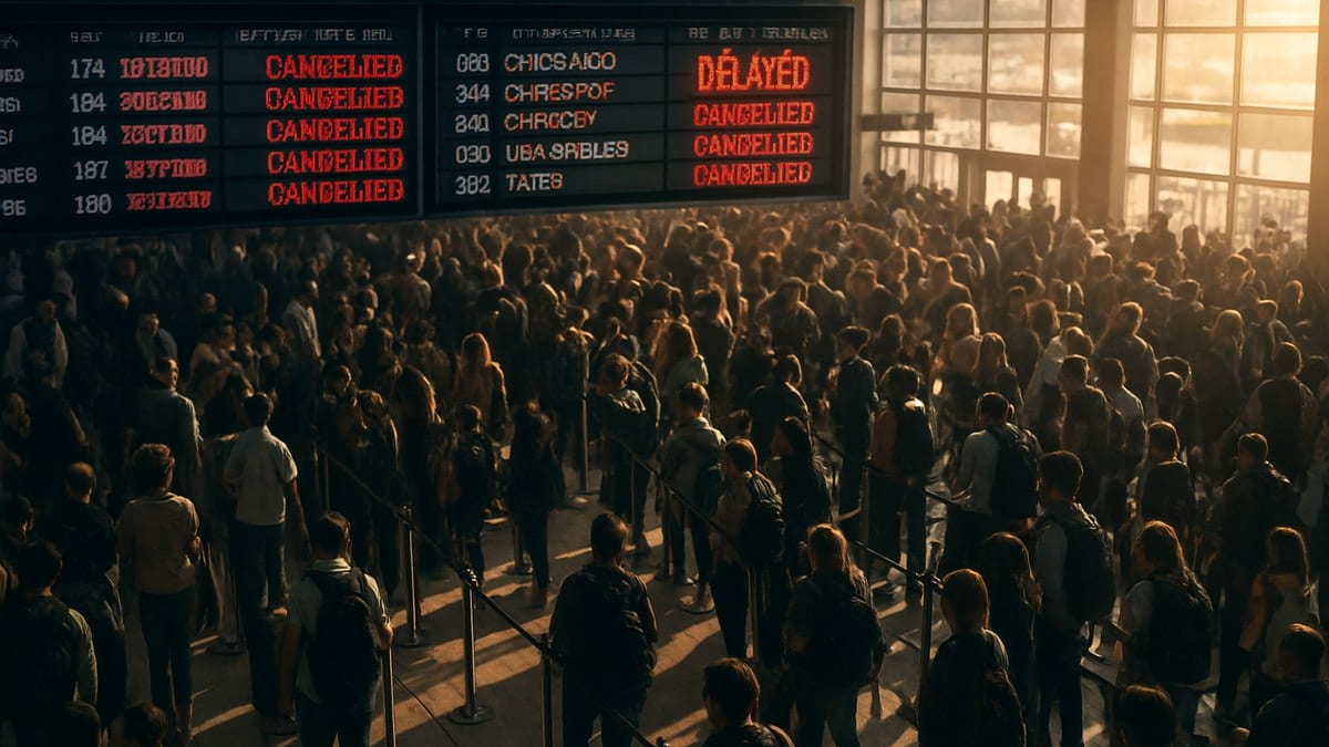 Harry Reid Airport Spring Break Delays Jolt Airline Stocks