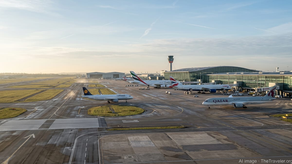 Heathrow’s Flight Emissions Fall 7% as Green Push Accelerates