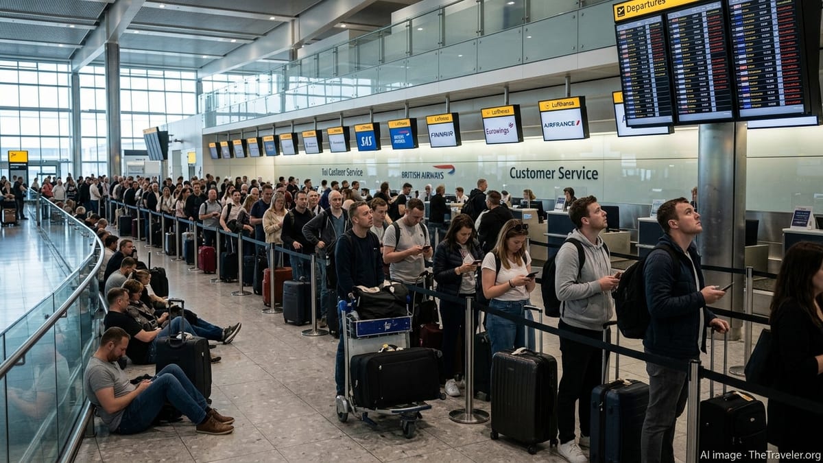 Heathrow Disruption Leaves European Travelers Stranded