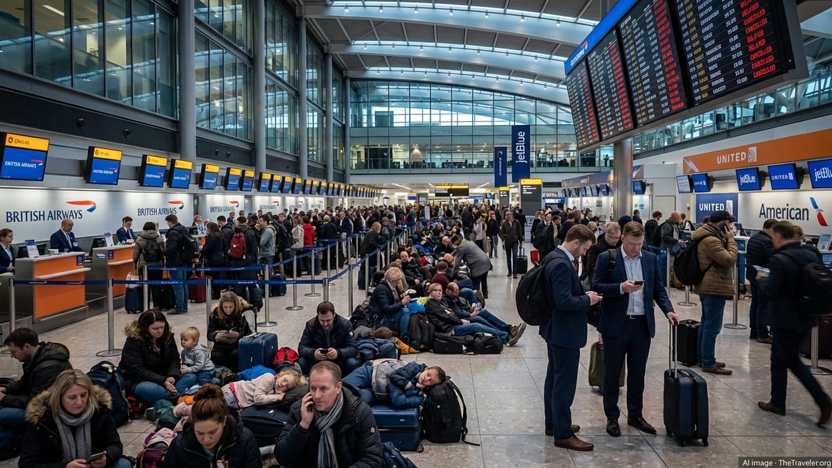 Heathrow Chaos as 188 Flights Delayed and 45 Canceled