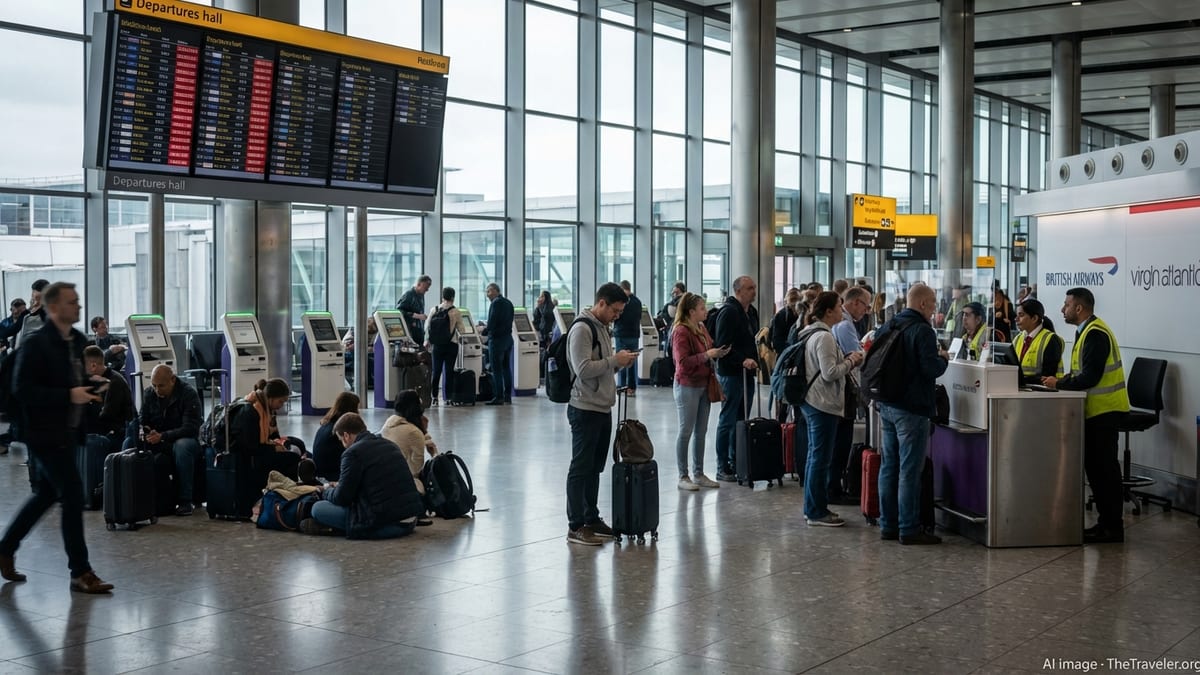 Heathrow Chaos as Middle East Airspace Closures Hit Flights
