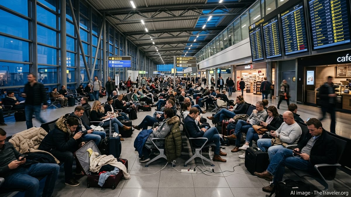 Heathrow and Schiphol Chaos Strands Hundreds Across Europe